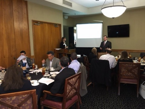 Kristy and Brian give CLE presentation on PJR at Houston Bar Association meeting